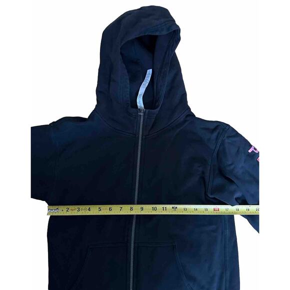 Lululemon x Peloton Hoodie Women’s 6 All Yours Full Zip Black Terry Sweater - Picture 6 of 16